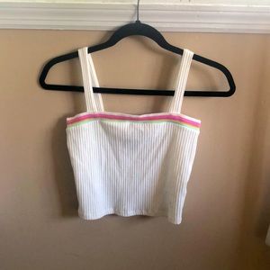 Forever 21 Ribbed Tank Crop Top Size Medium